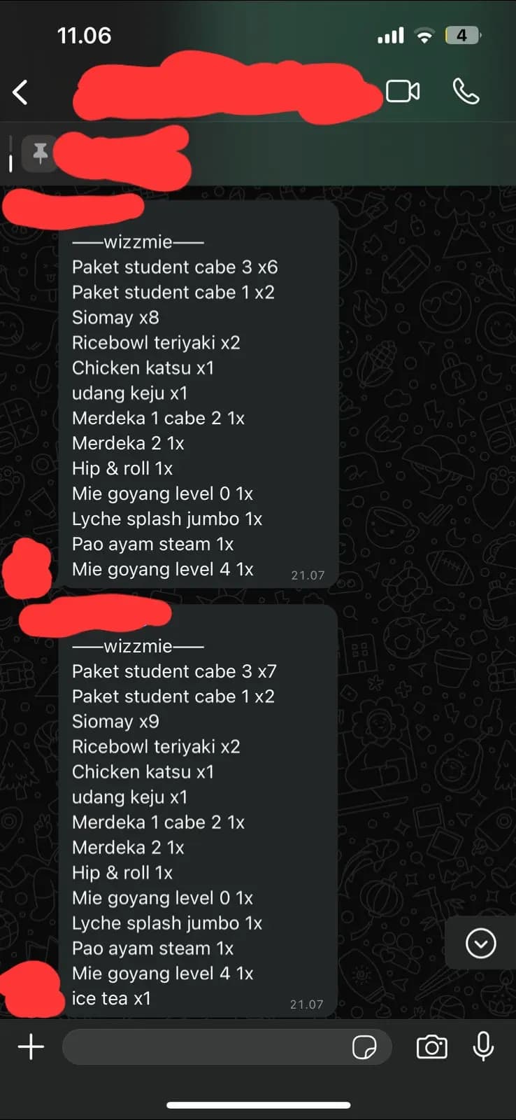 What a normal supper looks like in Southeast Asia
